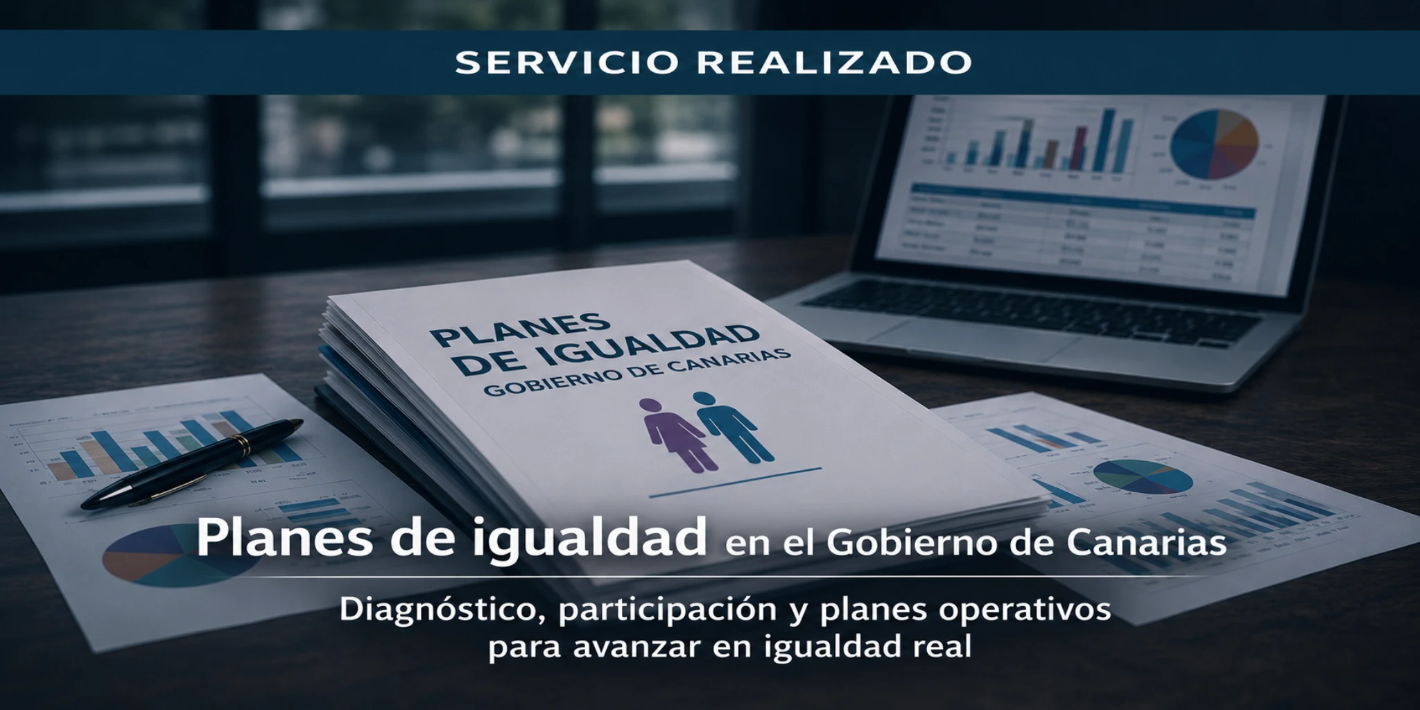 Planes de igualdad en el Gobierno de Canarias — diagnóstico participativo y diseño de planes operativos para la igualdad real en la administración pública.